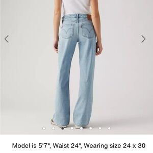 Low loose Levi jeans
